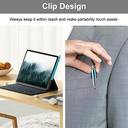 Stylus Pen [10 Pack] Universal Capacitive Touch Screen Pens for Tablets, iPad mini, iPad Pro, iPad Air, Smartphones, Samsung Galaxy - Multiple Colors — view 4