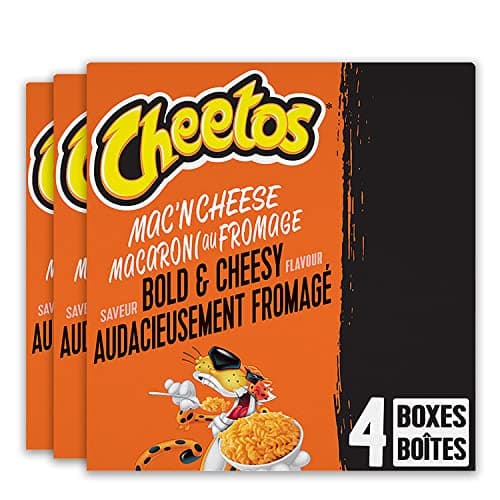 Cheetos Mac’N Cheese Bold & Cheesy Flavour Pasta With Sauce - 4 count Multi-pack 680g (Pack of 3)