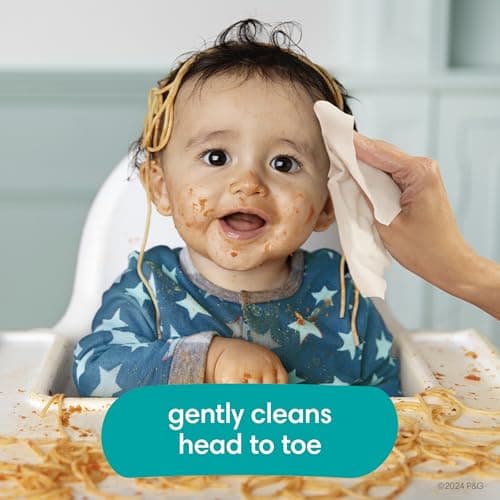 Pampers Baby Wipes, Complete Clean Baby Fresh Scented Wipe, Gently Cleans Head to Toe, 72 Total (1 Flip-Top Packs) — view 3
