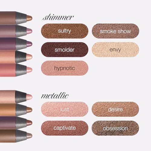 tarte smolderEYES shadow liner – Multi-Use Waterproof Makeup Doubles as Eyeliner & Cream Eyeshadow with Smudger Applicator, Blendable Lazy Girl Hack, Vegan & Cruelty-Free, full size, sultry — view 2