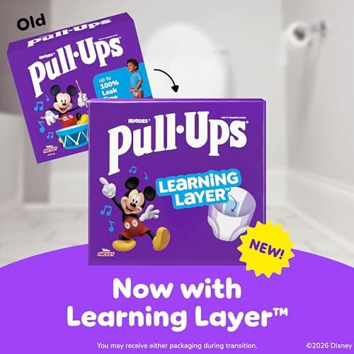 Pull-Ups Boys' Potty Training Pants, Size 2T-3T Training Underwear (16-34 lbs), 23 Count — view 8