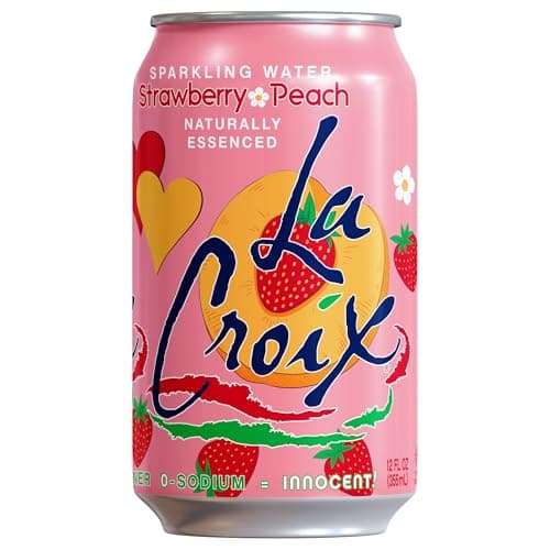 La Croix Sparkling Water, Strawberry Peach, 12 Fl Oz (pack of 12) — view 4