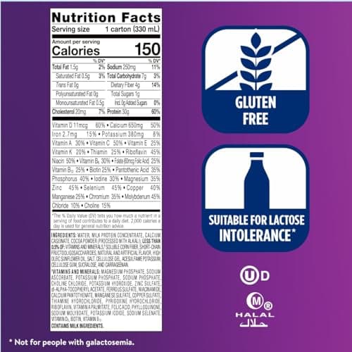 Ensure Max Protein Shake | Milk Chocolate | Ready to Drink | 30g Protein for Muscle Health | 1g Sugar, 4g Fiber | 11 fl oz, 12 Pack — view 5