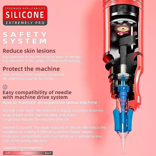 Poseidon 50 Pcs Tattoo Cartridge Needles Mixed Size Shader Magnum Curve/.Round Mag #12 3RL 5RL 7RL 9RL 9RL 5RS 7RS 9RS 7RM 9RM 9M1 Disposable Membrane — view 3