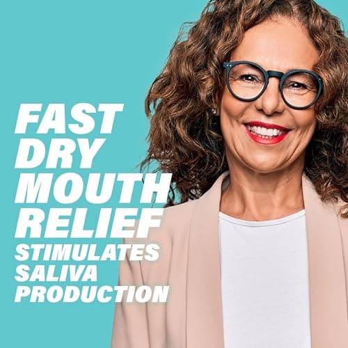 ACT Dry Mouth Moisturizing Gum, 20 Pieces, With Xylitol, Sugar Free Soothing Mint — view 2