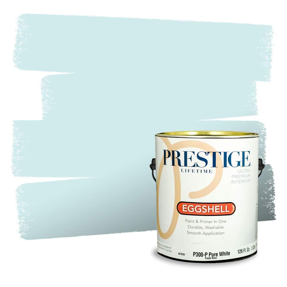 PRESTIGE Paints Interior Paint and Primer In One, 1-Gallon, Semi-Gloss, Comparable Match of Valspar* Dewdrop* — view 206