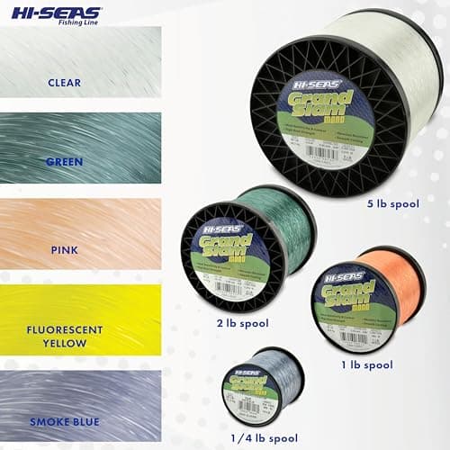 Hi-Seas Grand Slam Monofilament, 80 Pound Test, Green, 1-Pound Spool — view 2