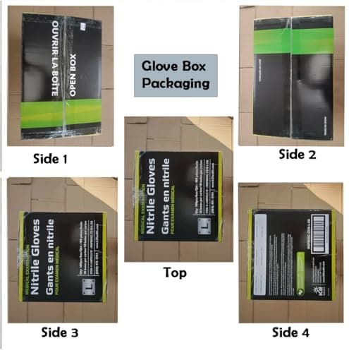 Inspire HEAVY DUTY 6Mil ORIGINAL Quality Stretch Nitrile Gloves Black Disposable Latex Free | Food, Industrial, Mechanic Tattoo (6Mil Black, Small) — view 8