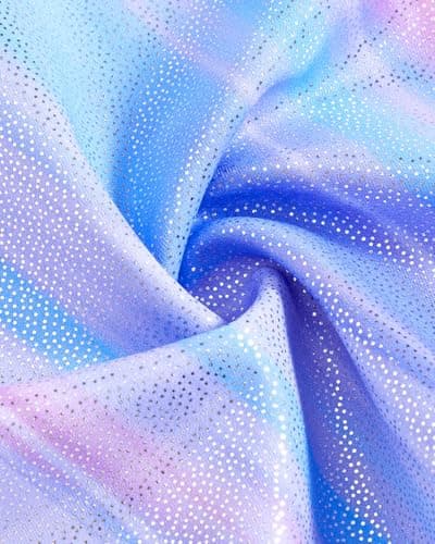 JiAmy Gymnastics Leotard for Girls, Sleeveless Gymnastics Outfit with Shorts Set, Sparkly Dance Outfits Athletic Bodysuit Outfit for Kids 3-4 Years — view 4