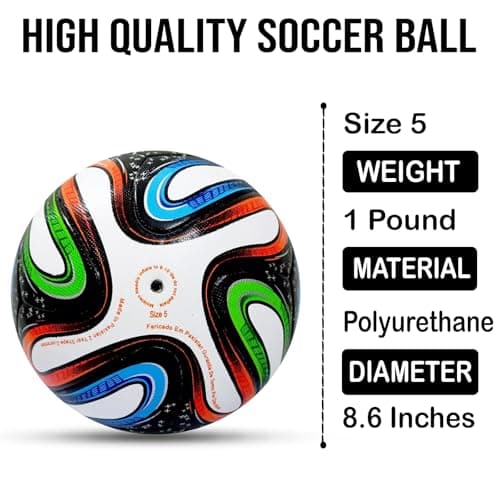 World Cup 2014 Soccer Ball Size 5 – Final Match Replica | Premium Football for Play, Display & Collectors