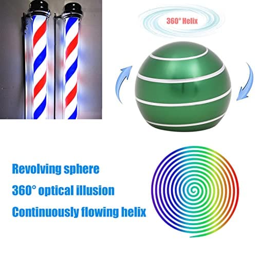Desk-Fidget-Kinetic-Toys Cool-Gadgets: Cool-Stuff Thing Game Toy for Adult Teen Children Kid, Optical-Illusion Stress Relief Gifts for Man Women Home Office School Christmas Spinning Up 180 Seconds — view 3