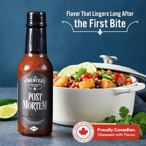 La Pimenterie Smoked Chipotle Hot Sauce (Post Mortem) – Made in Canada — view 5