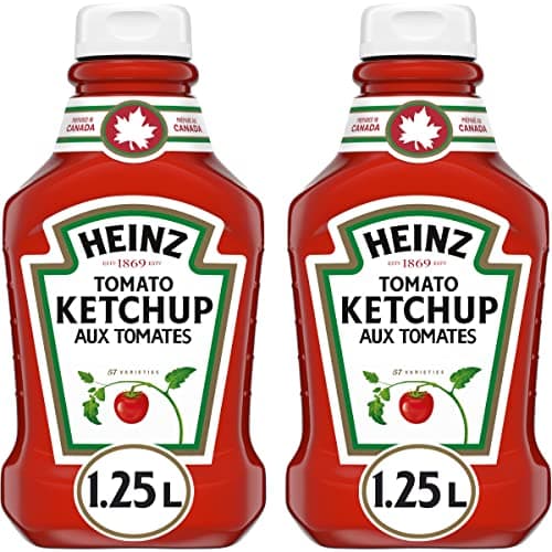 Heinz Tomato Ketchup, 1.25 LT Bottle Twin Pack
