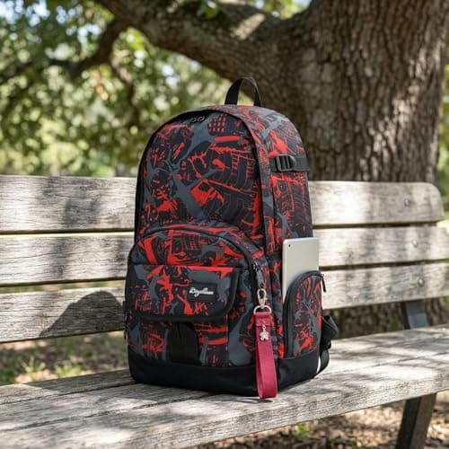 rickyh style School Backpack Travel Bag for Men & Women Lightweight College Back Pack with Laptop Compartmen — view 6
