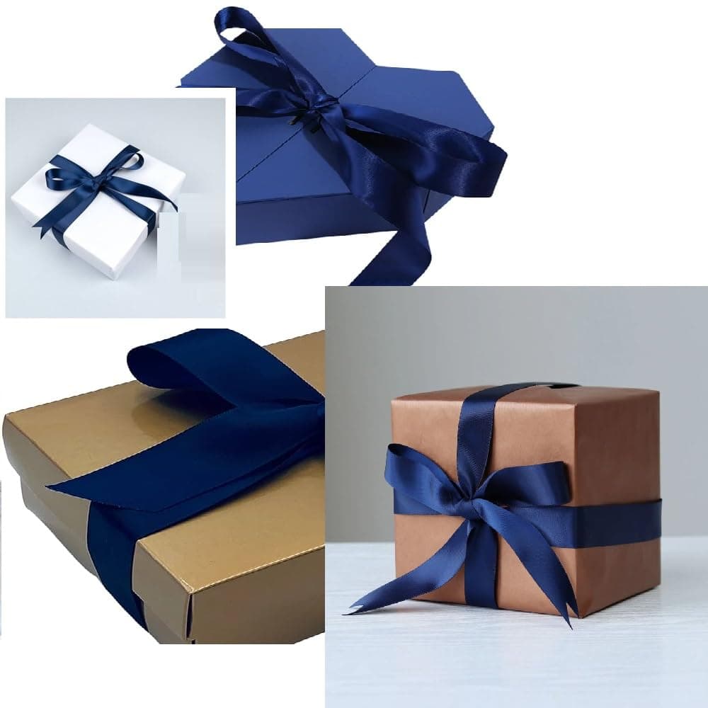 Satin Ribbon. 38mm Wide 5 Meters (Dark Green) Gift Wrap Ribbon, Ribbons for Gift Wrapping, Christmas Ribbon, Gift Wrapping Ribbon for Crafting, Wedding Party Decor — view 372