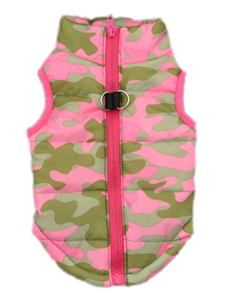 Winter Waterproof Windproof Dog Vest - Warm Dog Jacket for Cold Weather - Camouflage, Small (Teddy, Chihuahua, Yorkshire) Only — view 68