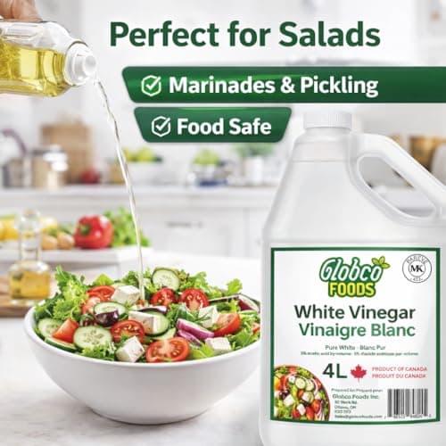 Premium Quality 4L White Vinegar – Allergen-Free & Gluten-Free - No Additives - Ideal for Cooking & Cleaning - Proudly Canadian Made by a Canadian-Owned Business – Support Local, Buy Canadian! — view 2
