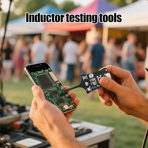 2PCS Type-C Inductance Tester – Motherboard Coil Tester & Electronic Circuit Board Inductor Detector,High Sensitivity Electromagnetic Induction for Quick Fault Check. Ideal for PC & Phone Repair