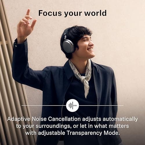 Sennheiser Momentum 4 Wireless Headphones, Bluetooth, ANC, 60h Battery — view 2