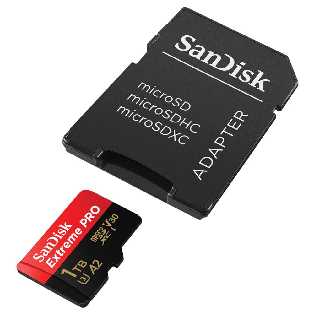 SanDisk Extreme PRO 1TB tarjeta microSDXC + adaptador SD + RescuePro Deluxe, hasta 200 MB/s, con Clase A2 de rendimiento de las aplicaciones UHS-I Class 10 U3 V30 — view 4