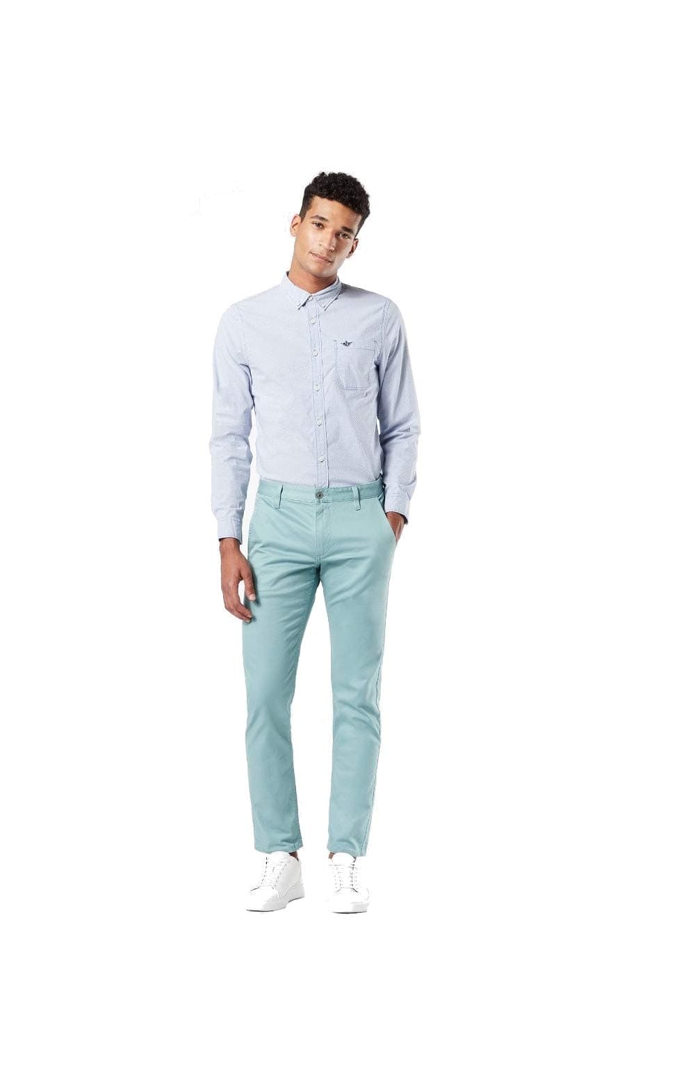 Dockers Men's Alpha Khaki Original Slim Trousers — view 7