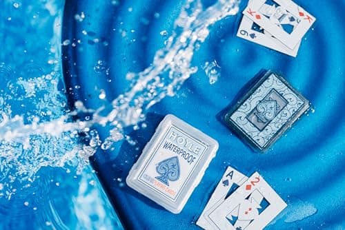 Hoyle Waterproof Clear Plastic Playing Cards 1 Deck Outdoor Pool — view 6