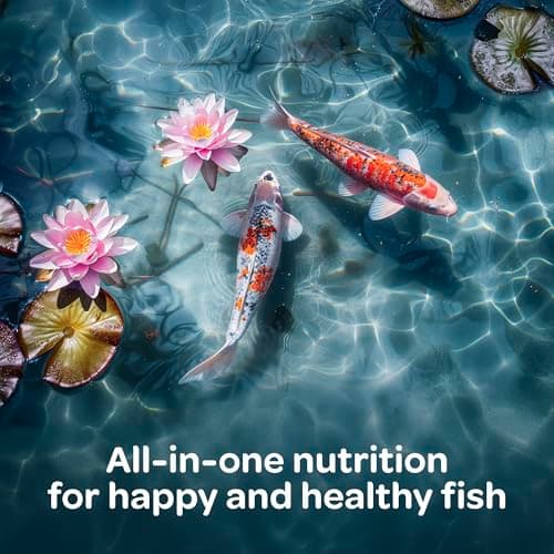 Kaytee Koi’s Choice Koi Floating Fish Food for Ponds, Goldfish and Freshwater Pond Fish Pellets, 10 pounds