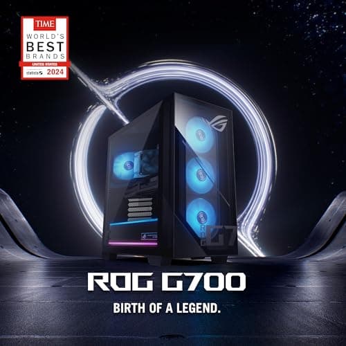 ASUS ROG G700 (2026) Gaming Desktop PC, Intel® Core™ Ultra 7 265KF Processor, NVIDIA® GeForce RTX™ 5070, 1TB M.2 NVMe™ PCIe® 4 SSD, 32GB DDR5 RAM, Windows 11 Home, G700TF-AB776