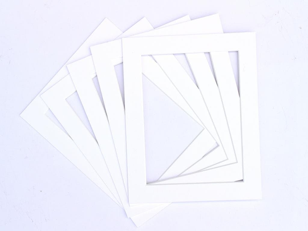 Frame Company Pack of 10 Black Mounts 12x10 for 10x8 inch *Choice of Colours* — view 5