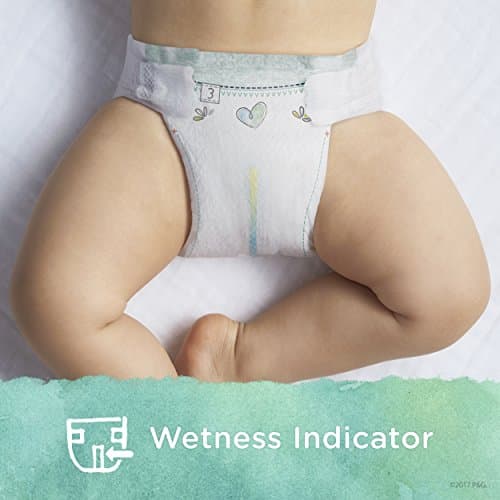 Pampers Diapers Newborn/Size 1 (8-14 lb), Pure Protection Disposable Baby Diapers, Hypoallergenic and Unscented Protection, Super Pack (Old Version), Size 1, 74 Count — view 3