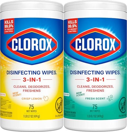 Clorox Disinfecting Cleaning Wipes Variety Pack, 75 Count Each, Pack of 2 (Package May Vary) — view 6