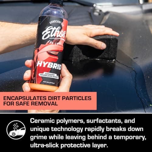 Ethos Hybrid Ceramic Rinseless Car Wash - Spot Free Rinse for Cars Waterless Wash - No Rinse Wash - Spot Free Car Wash (Gallon) — view 4