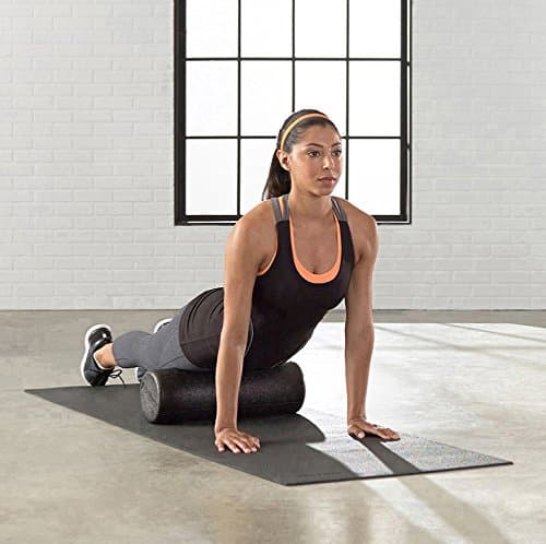 Amazon Basics High-Density Foam Roller for Exercise and Recovery, 18 Inches, Black — view 5