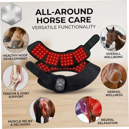 Horse Red Light Therapys Portable Red Light Therapys for Horses, Wireless & Rechargeable Equine Mat with Dual Wavelengths for Daily Care Support — view 3