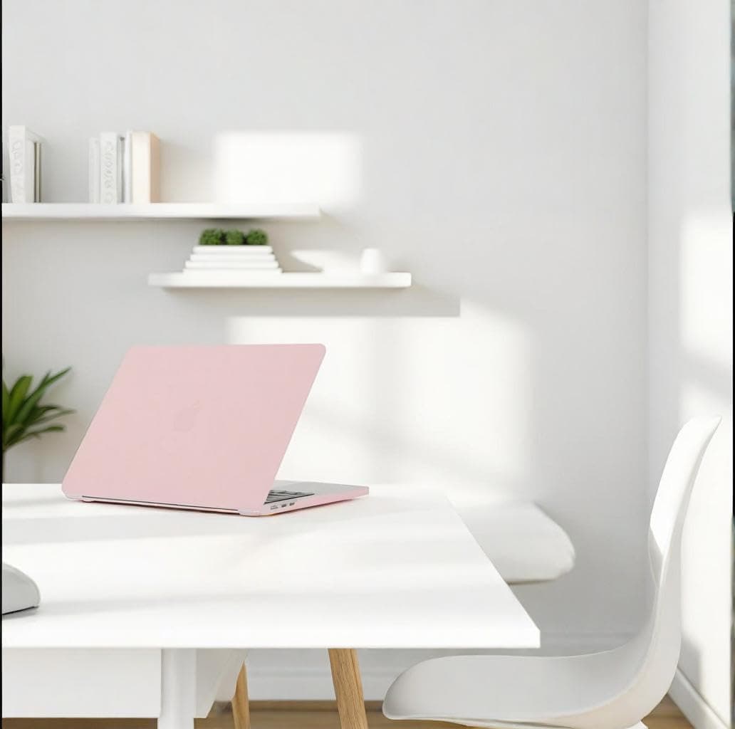 Se7enline Compatible with 2019/2020 Macbook Pro Case 16 inch Ultra Thin Plastic Hard Shell Laptop Cover for MacBook Pro 16-inch A2141 with Touch Bar with UK Layout TPU Keyboard Cover, Rose Quartz — view 2