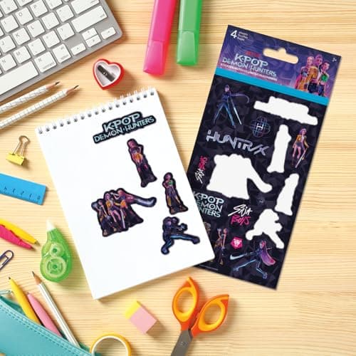 Netflix Kpop Demon Hunters Standard Stickers - 4 Sheet — view 2