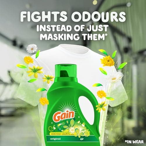 Gain Liquid Laundry Detergent, Original Scent, Freshness + Odour Fighting, High efficiency, 1.36 L, 32 loads — view 4