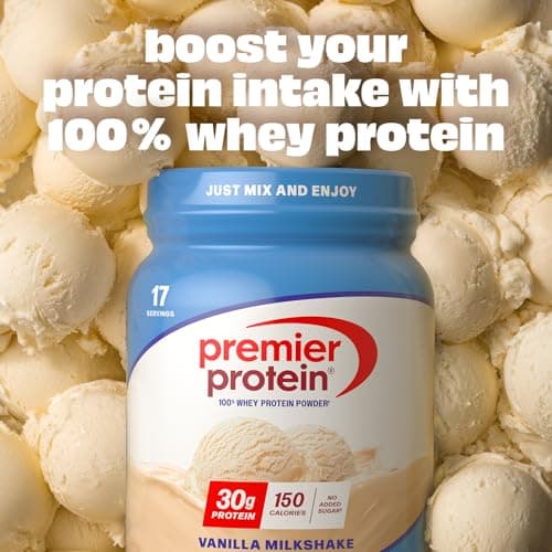 Premier Protein Powder, Vanilla, 100% Whey, 30g High Protein, 17 Servings — view 3