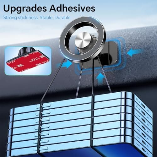 Kaistyle for Magsafe Car Mount【Strong Magnets】Magnetic Phone Holder for Car Phone Holder Mount Dash Mounted Holders Phone Holders for Your Car Accessories for Women Men for iPhone 17 Pro Max 16 15 14 — view 4