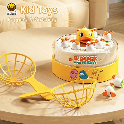 BDUCK+ Board Games for Toddlers, Kids Toys Jumping Ducks Game for Kids 4-8, 2 Players Family Board Game Interactive Educational Toy for Boys Girls, Birthday Gifts for Age 3 & Up — view 6