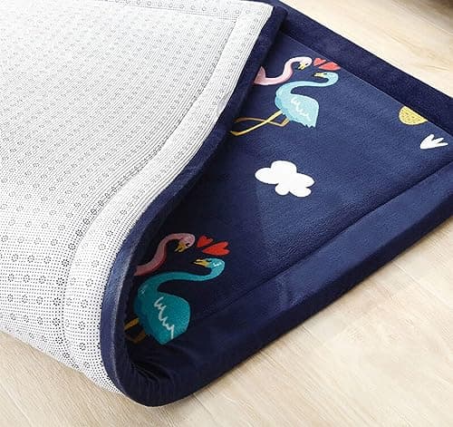 Play Crawling mat for Nursery Baby, Extra Soft Activity Floor Mat for Kids Playroom Bedroom-Animal 1-150 * 150cm — view 5