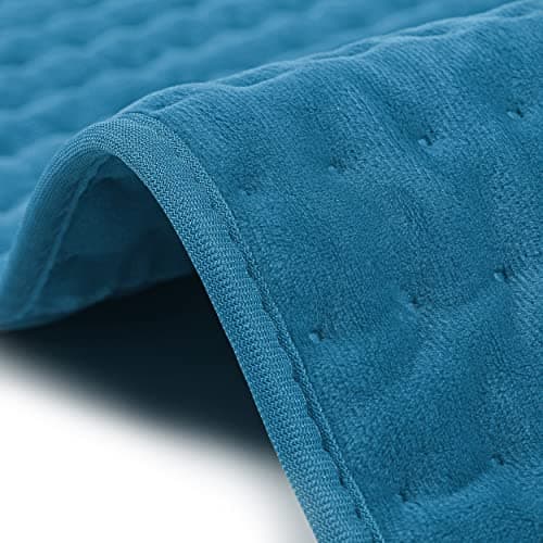 Heating Pad Electric Heat Pad, Hot Heated Pad,Moist Heat Heating Pad Moist and Dry Heat,Multiple Temp and Timer Settings (Blue, 24"X12") — view 6