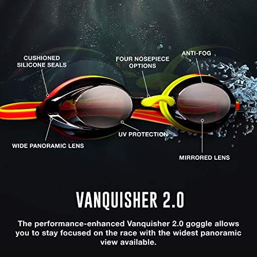 Speedo Unisex-Adult Swim Goggles Mirrored Vanquisher 2.0 — view 2