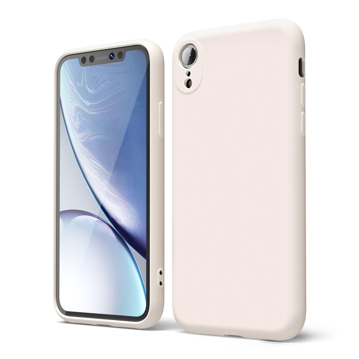oakxco for iPhone 17 Pro Max Phone Case Liquid Silicone, Cute Thin Slim Grip Soft Rubber Gel for Women Men, Smooth Matte TPU Plain Solid Color Girly Simple Case with Camera Cover, Light Pink — view 1695