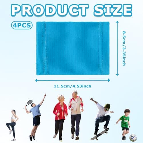 2 Pair Shoe Socks Covers for Dance, Dance Shoe Socks Anti-Slip on Smooth Floors, Dance Shoe Covers Over Sneaker for Dancers Women, Ballet Equipment for Turns & Spins, Dance Accessories (Blue) — view 2