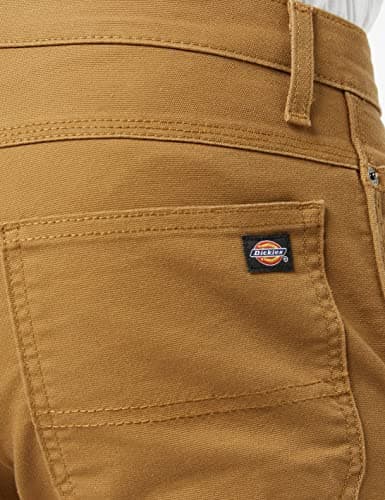 Dickies Mens Tough Max Duck Carpenter Pants, Stonewashed Brown Duck, 36W x 32L US — view 5