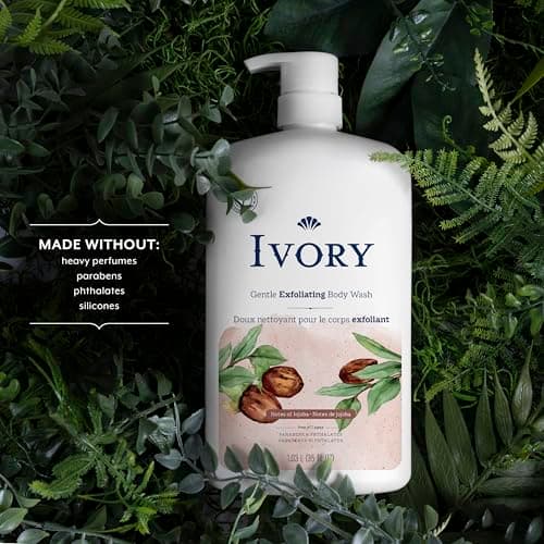 Ivory Gentle Exfoliating Body Wash, Notes of Jojoba Scent, 1.03 L — view 2