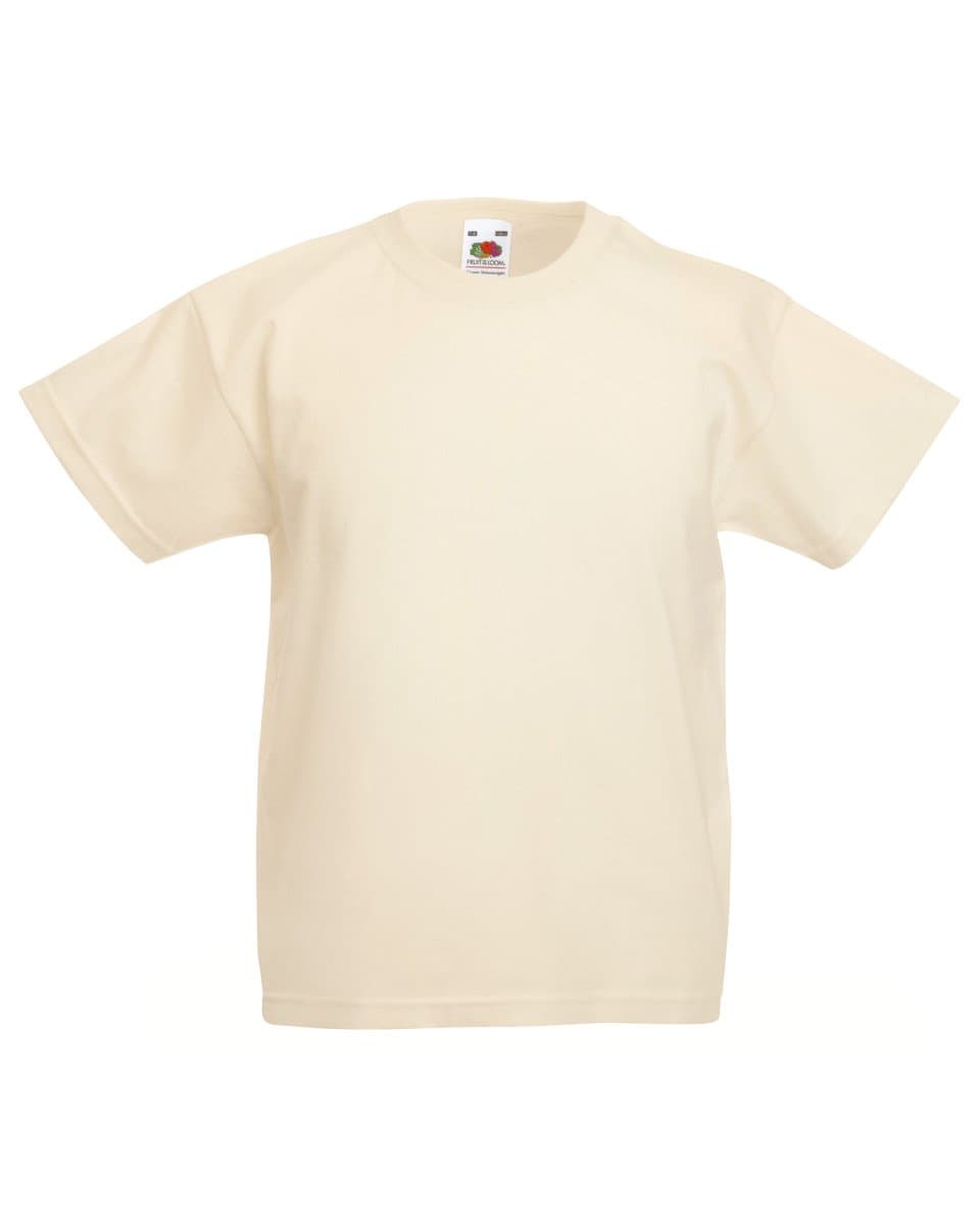 Fruit of the Loom Childrens/Kids Original Short Sleeve T-Shirt 9-11 Years Red — view 5