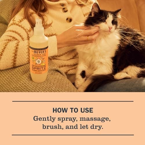 MRS. MEYER'S Clean Day Cat Deodorizing Spray, White Peach Scent, 8oz — view 5