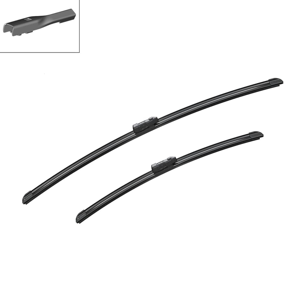 Bosch Aerotwin A864S - Front Windscreen Wipers - Set of 2 Replacement Blades - Comes with Pre-assembled Adapter - 2 Blades, 650 mm / 450 mm - Only for Right-Hand Drive (UK) — view 2